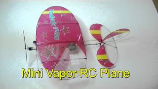 Parkzone Mini Vapor RC Plane Review and Flight Test Smallest OEM RC Plane [upl. by Rebe670]