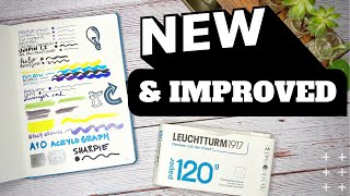 Leuchtturm1917 120G Bullet Journal Review and Pen Test [upl. by Analart]