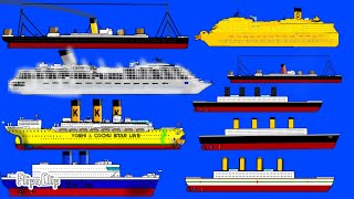 SHIP FAMOUS SINKING  PART 2  ANIMATION FLIPA CLIP 🛳️⭐ [upl. by Eessej]