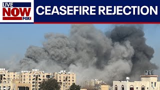 BREAKING Hamas rejects Gaza war ceasefire deal  LiveNOW from FOX [upl. by Siocnarf]