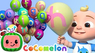 ABC Song With Balloons  More Nursery Rhymes amp Kids Songs  ABCs and 123s  Learn with Cocomelon [upl. by Nonnek42]