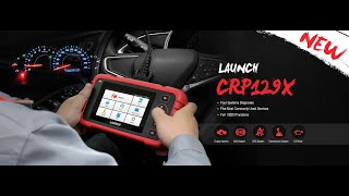 Launch X431 CRP129X OBD2 Scanner Motor ABS SRS AT Diagnosewerkzeugöl SAS EPB TPMS Reset Creader 129X [upl. by Analle]