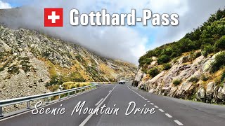 GotthardPass Switzerland 🇨🇭 Scenic Drive in the Swiss Alps 4K [upl. by Yalonda19]