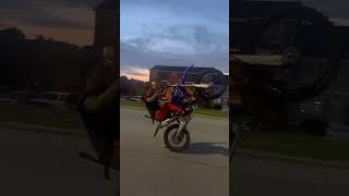 Yz125 Wheelie bikelife dirtbike yamaha yz125 viralvideo shorts youtube [upl. by Anitsirt]