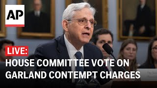 LIVE House committee hearing on AG Merrick Garland contempt charges [upl. by Nauq]