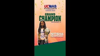 UCMAS Canada NLC Grand Champion [upl. by Elenaj]