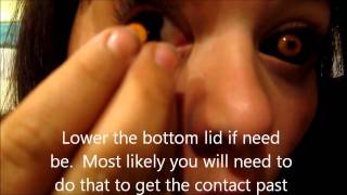 Inserting and Removing Sclera FX Contacts [upl. by Des]