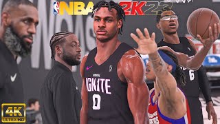 Bronny James MyCareer  Episode 4 Winter Showcase Final Game  NBA 2K23 Future League Mode [upl. by Acima612]