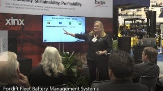 EnerSys Speaker SeriesProMat 2017  Forklift Fleet Battery Management Systems [upl. by Richy124]