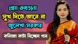 সুখের নামে প্রেমে দুঃখ দেয় ষোল আনা প্রেম কখনো সুখ দিতে জানে না Baul singer zulekha Sarkar [upl. by Maice107]