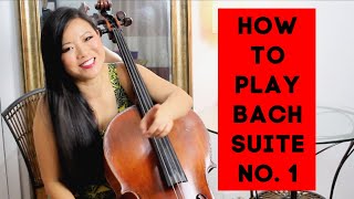 How to Play Bach Cello Suite No 1 Prelude That Famous Cello Song  Cellist Wendy Law [upl. by Ilehs]