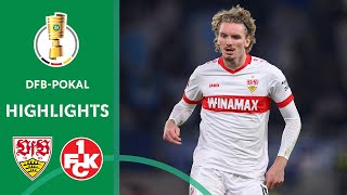 Führich redeems Stuttgart  VfB Stuttgart vs 1 FC Kaiserslautern 21  Highlights  DFBPokal [upl. by Kiele327]