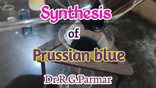 Synthesis of Prussian blue 🔵🔵 [upl. by Phail]