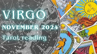 Virgo  Tarot Reading – November 2024 [upl. by Ellenwahs]