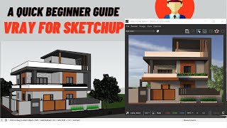 Vray Rendering in SketchUp for Beginners HINDI [upl. by Eleni796]