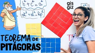 TEOREMA DE PITÁGORAS  FÓrmula teorema de Pitágoras \Prof Gis MATEMÁTICA [upl. by Anitteb867]