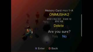 Onimusha 2 PS2 Save Icon [upl. by Ydnew687]