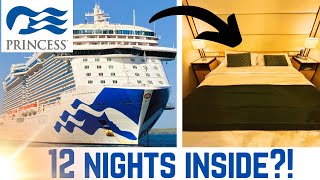 Is it CLAUSTROPHOBIC to Cruise in an Inside Cabin for 12 nights Princess cruises  Inside Cabin [upl. by Maltzman273]