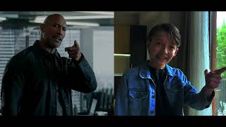 Scene from movie quotHobbs amp Shaw 2019quot Impression of Dwayne Johnson and Jason Statham impression [upl. by Berthold192]