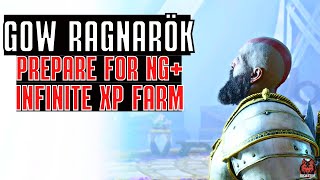 God of War Ragnarok XP Farm How to Level Up Fast and Easily for NG [upl. by Preciosa]