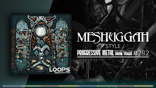 Progressive Metal Drum Track  Meshuggah Style  140 bpm [upl. by Anitnelav]