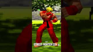 Ken Street Fighter 1 to Street Fighter 6 Comparison [upl. by Kilian]