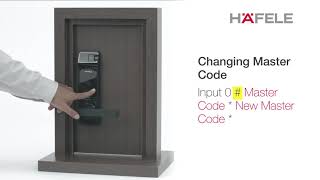 Hafele EL7700 Digital Door Lock  Hafele Digital Lock Singapore [upl. by Gabriela]