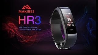 Makibes HR3 Smart Wristband [upl. by Eytak]