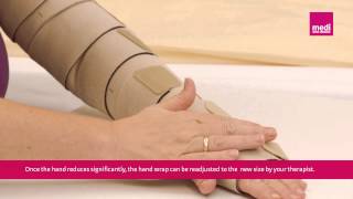 circaid reduction kit hand wrap patient donning [upl. by Cressler825]