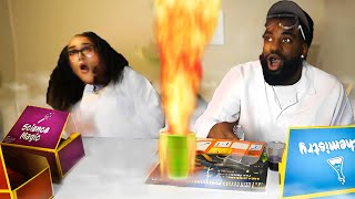 Tbvnks amp His Girlfriend Try INSANE Science Experiments [upl. by Gellman]