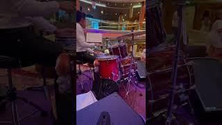 BRASIL 🎵 del bigband de ayer 🥁🤗drums bateria musicos drumming bateristasencruceros [upl. by Zzabahs962]