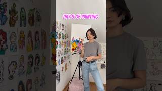 painting paintingprocess paintingideas art artist viralvideo dc fyp [upl. by Oriaj]