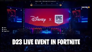 D23 Live Event in Fortnite [upl. by Aniluj]