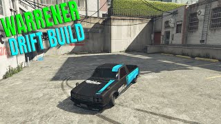 Warrener HKR Drift Build in GTA Best beginner drift car [upl. by Ecirtam]