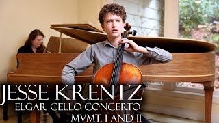 Jesse Krentz Elgar Cello Concerto in E minor Op 85 Mvmt I and II [upl. by Aidas]