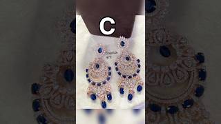 Choose your name first latter and see your jhumka latestcollection2024 viral newfancydesigner [upl. by Egiedan]