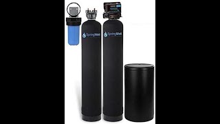 WATER SYSTEM SpringWell Water Filter and Salt Softener System Combo [upl. by Timms198]