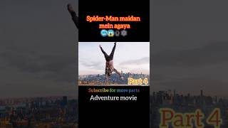 SpiderMan maidan mein agayaexplainedinhind movieshorts viralshort movierecap [upl. by Ahsirtap601]