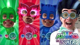 PJ Masks iPad Transform into Gekko Owlette Catboy Disney Junior [upl. by Yentruocal]