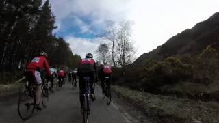 Etape Loch Ness 2015 Cycle  Hill climb near Fort Augustus [upl. by Otreblide]