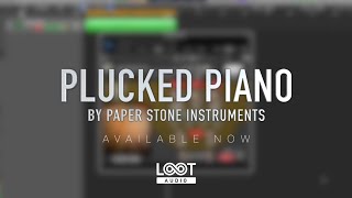 Plucked Piano  Paper Stone  Kontakt  Intro [upl. by Rawley]