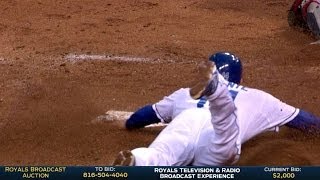 CLEKC Butler hits tworun single to right [upl. by Eitac408]