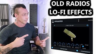 Cool Old Radio Speakers and Saturation Effects Plugin [upl. by Rehpretsirhc]