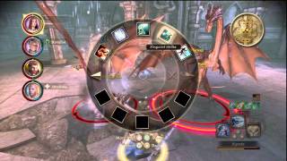 Dragon Age Awakening  Silverite Mine Dragon Thralls Fight [upl. by Miguel]