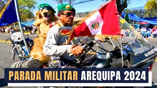 Lo mejor de la parada militar de Arequipa 2024 [upl. by Salguod]