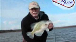 John Woods crappie fishing on Sardis Lake 020611 [upl. by Amero321]