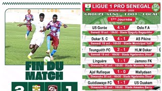 LIGUE 1 JARAAF DSC GOREÉ ET AJEL ASSURENT [upl. by Bealle]