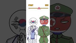 SOUTH KOREA AND NORTH KOREA HOLD THEIR BREATH 🇰🇷 🇰🇵 countryhumans [upl. by Glavin]