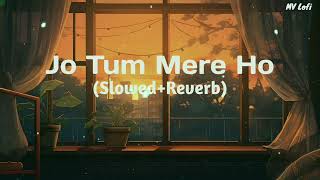 Jo Tum Mere Ho SlowedReverb Anuv Jain  MV Lofi [upl. by Icyak]