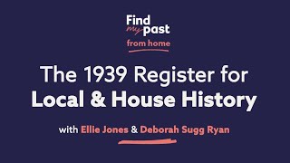 The 1939 Register for Local amp House History  Findmypast [upl. by Ahrendt]